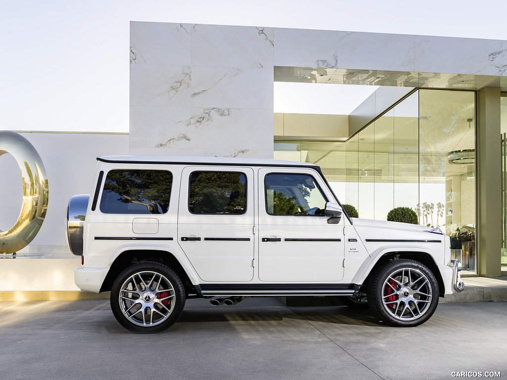 2019 Mercedes-AMG G63 (Color: Designo Mystic White Bright) - Side