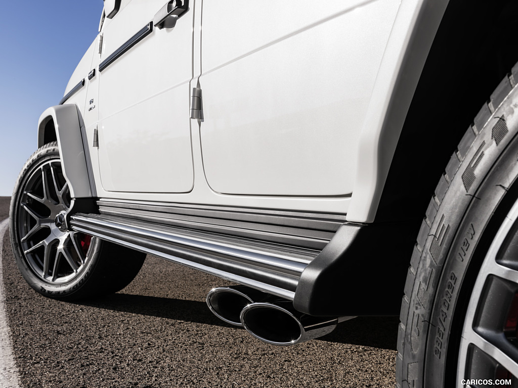 2019 Mercedes-AMG G63 (Color: Designo Mystic White Bright) - Tailpipe