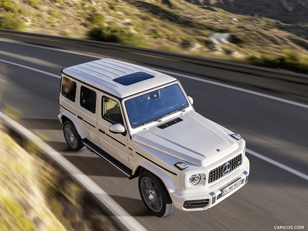 2019 Mercedes-AMG G63 (Color: Designo Mystic White Bright) - Top