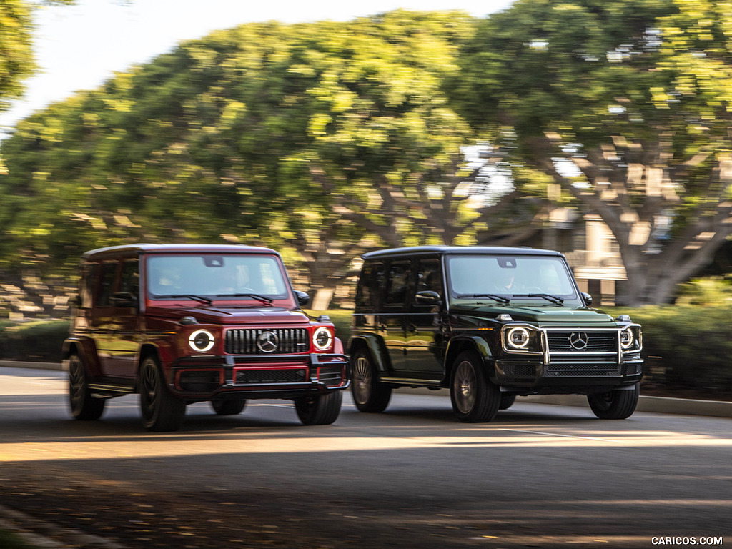 2019 Mercedes-AMG G63 (U.S.-Spec) and 2019 G550