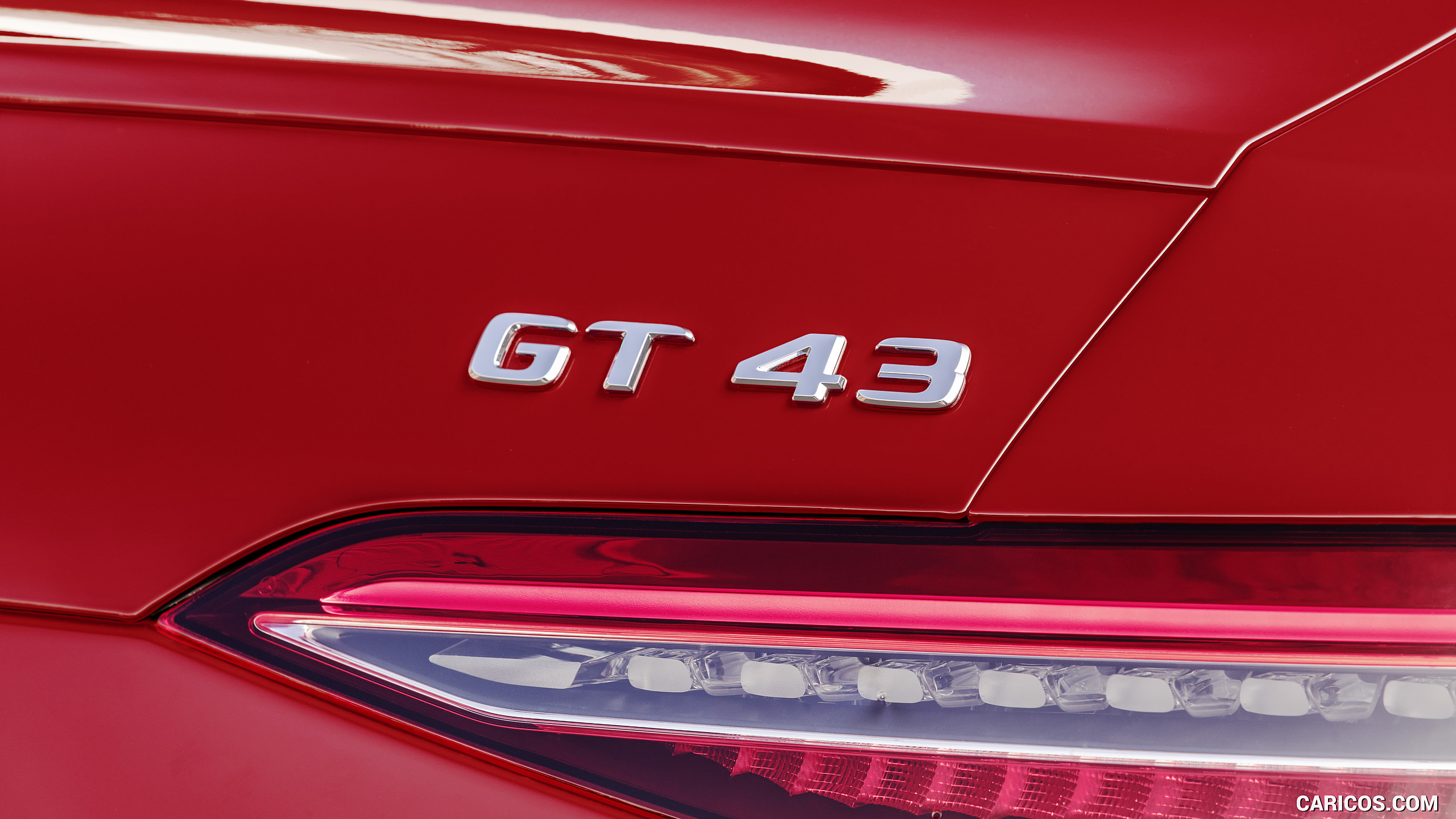 2019 Mercedes-AMG GT 43 4MATIC+ 4-Door Coupé (Color: Jupiter Red) - Detail, #11 of 16