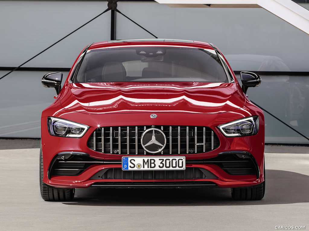 2019 Mercedes-AMG GT 43 4MATIC+ 4-Door Coupé (Color: Jupiter Red) - Front