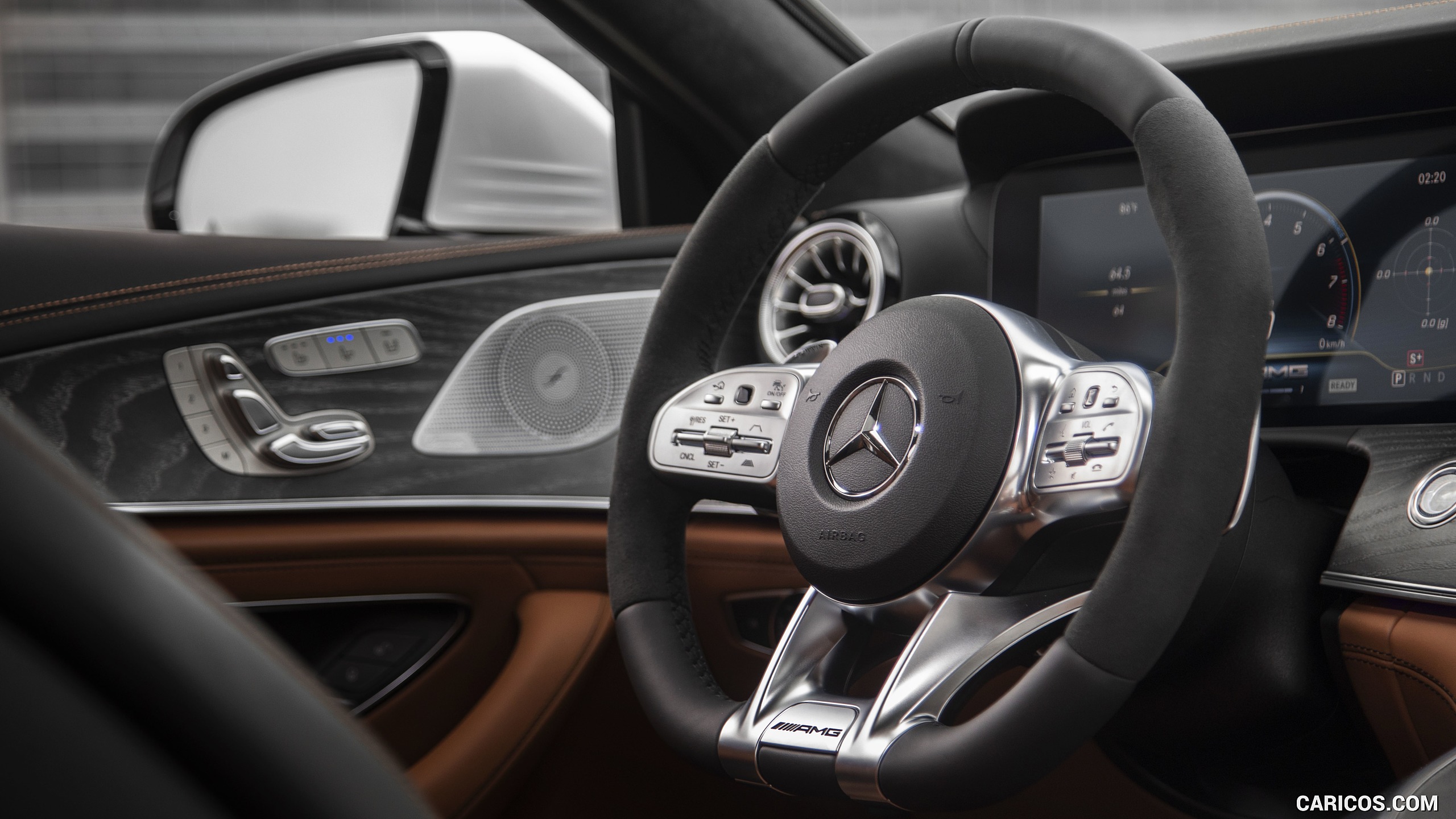 2019 Mercedes-AMG GT 53 4-Door Coupe (US-Spec) - Interior, Steering Wheel, #354 of 427
