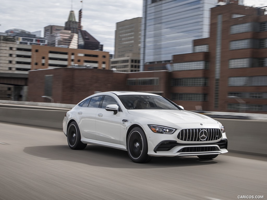 2019 Mercedes-AMG GT 53 4-Door Coupe (US-Spec) - Front Three-Quarter