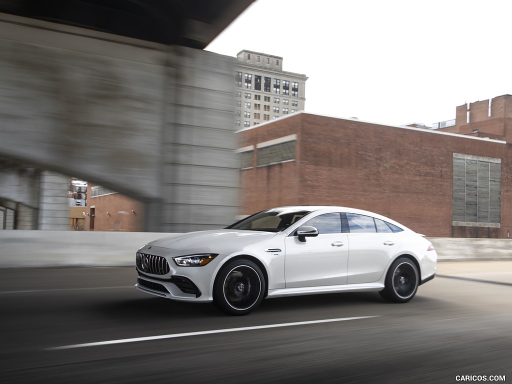 2019 Mercedes-AMG GT 53 4-Door Coupe (US-Spec) - Front Three-Quarter