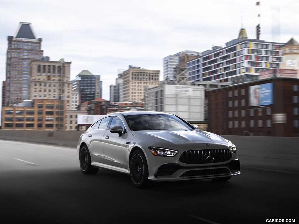 2019 Mercedes-AMG GT 53 4-Door Coupe (US-Spec) - Front Three-Quarter