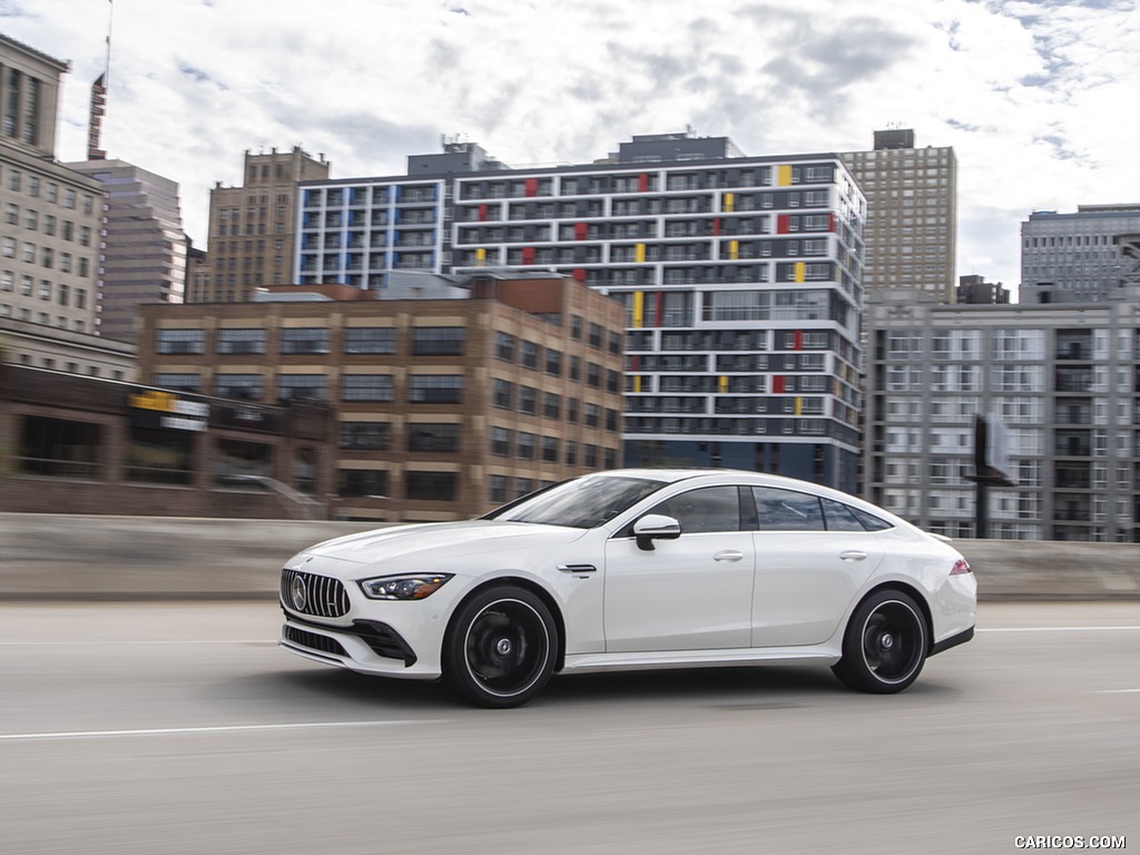 2019 Mercedes-AMG GT 53 4-Door Coupe (US-Spec) - Front Three-Quarter