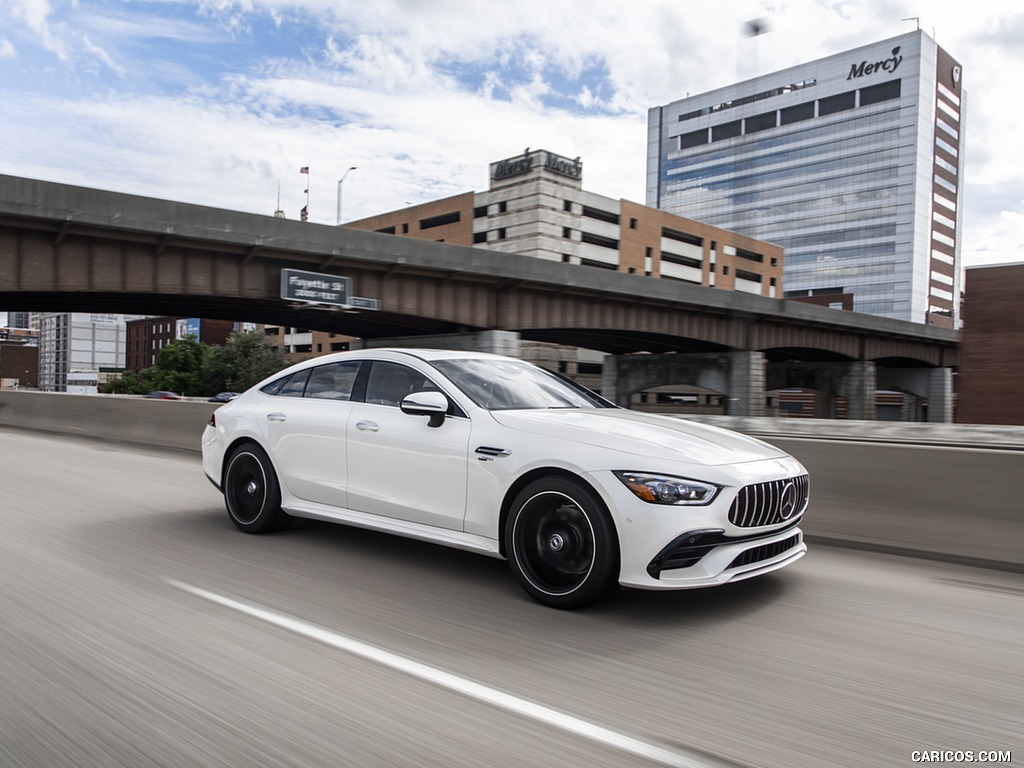 2019 Mercedes-AMG GT 53 4-Door Coupe (US-Spec) - Front Three-Quarter