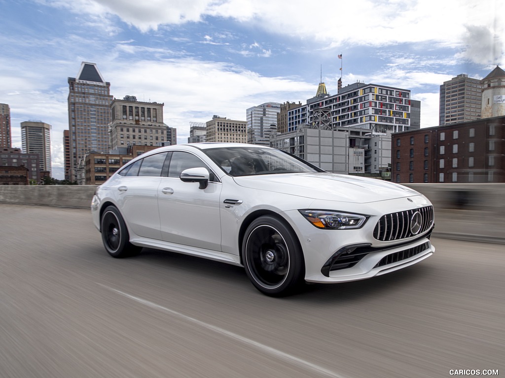 2019 Mercedes-AMG GT 53 4-Door Coupe (US-Spec) - Front Three-Quarter