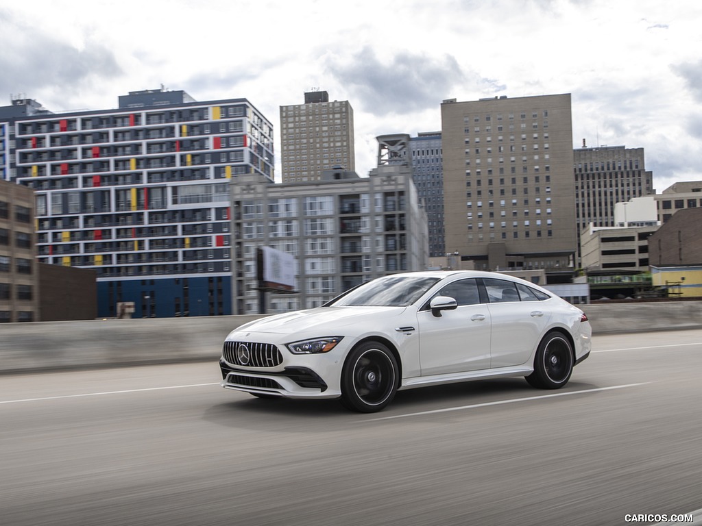 2019 Mercedes-AMG GT 53 4-Door Coupe (US-Spec) - Front Three-Quarter