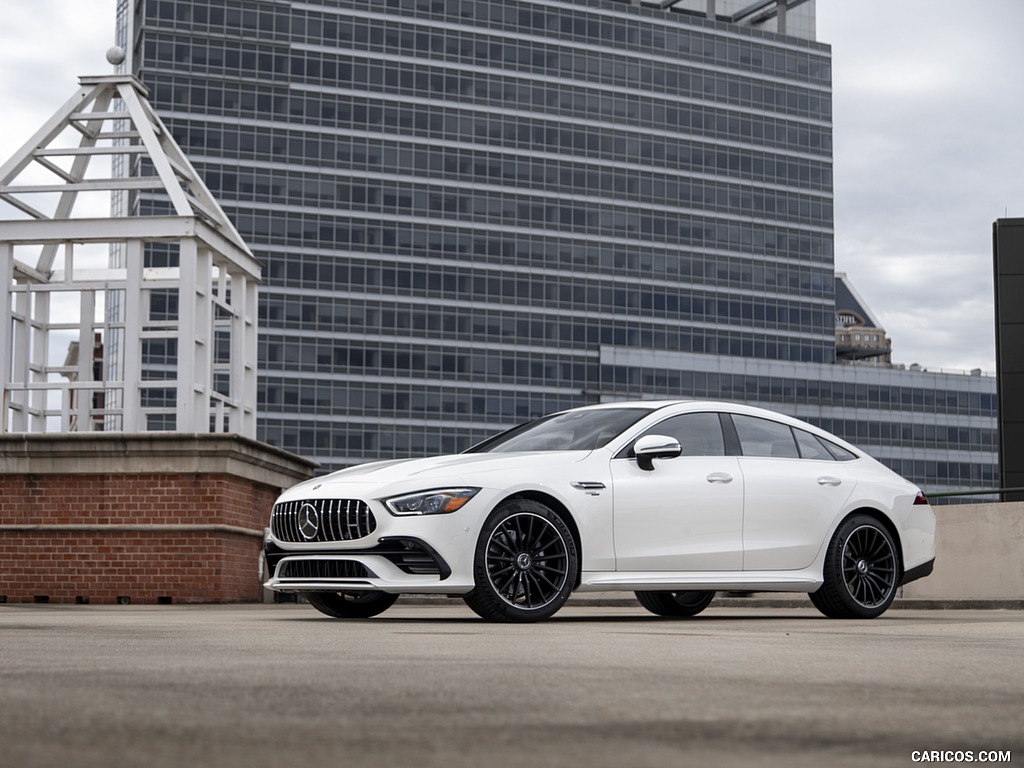 2019 Mercedes-AMG GT 53 4-Door Coupe (US-Spec) - Front Three-Quarter