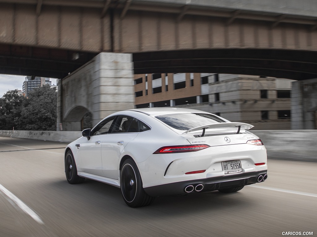 2019 Mercedes-AMG GT 53 4-Door Coupe (US-Spec) - Rear Three-Quarter