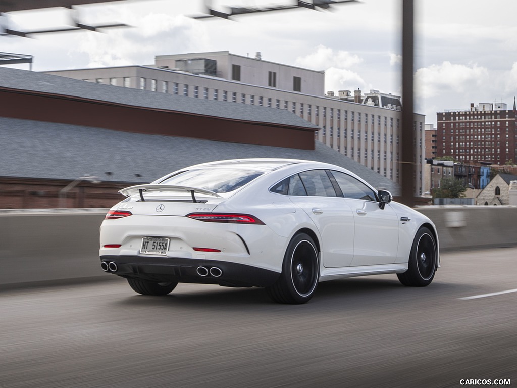 2019 Mercedes-AMG GT 53 4-Door Coupe (US-Spec) - Rear Three-Quarter