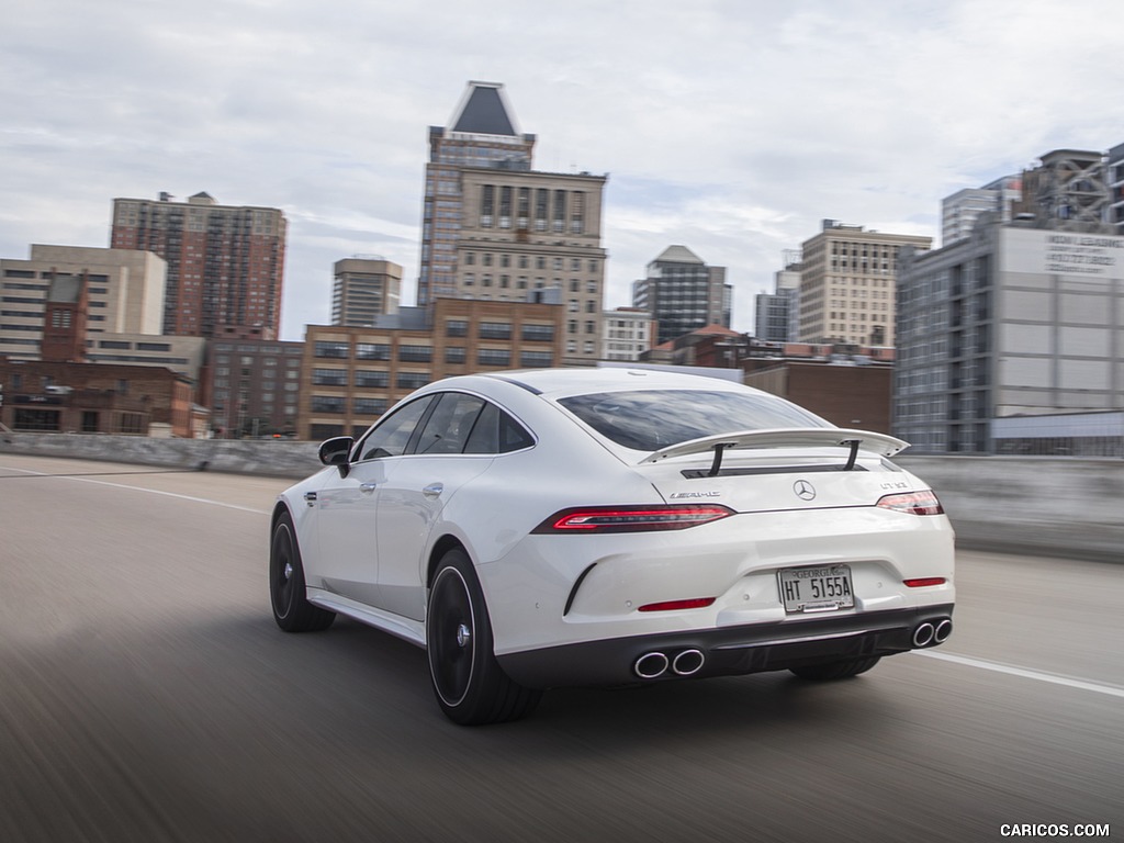 2019 Mercedes-AMG GT 53 4-Door Coupe (US-Spec) - Rear Three-Quarter