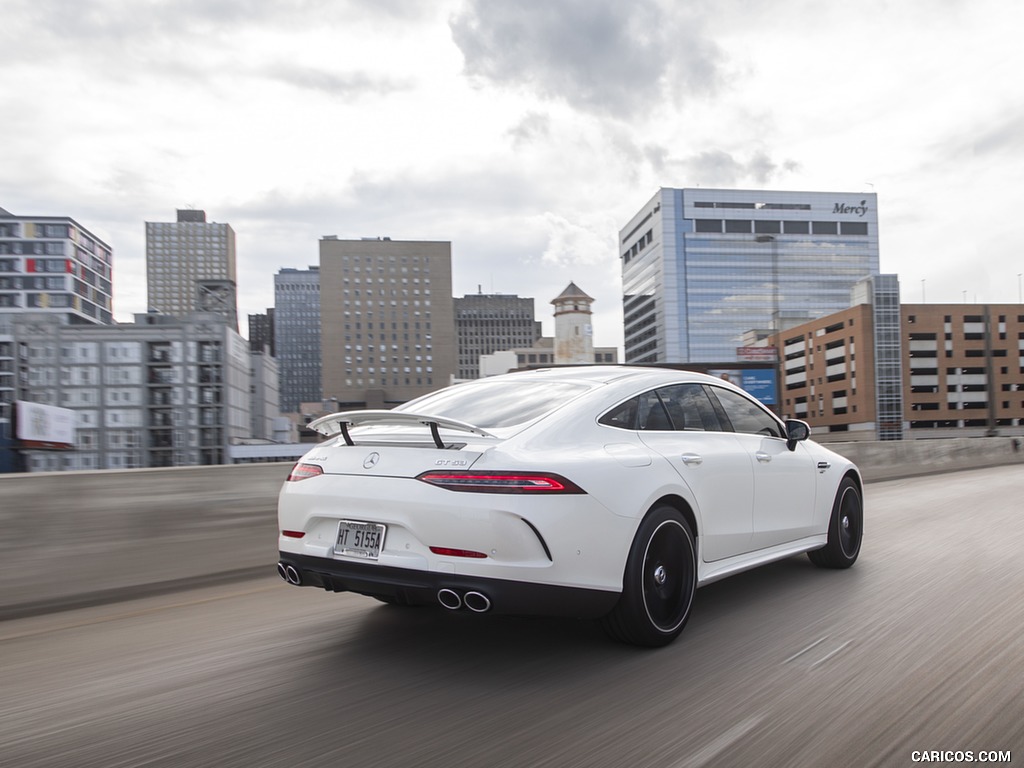 2019 Mercedes-AMG GT 53 4-Door Coupe (US-Spec) - Rear Three-Quarter