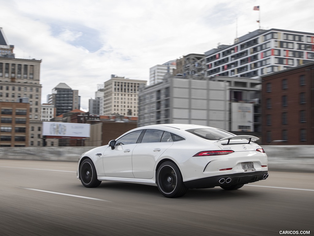 2019 Mercedes-AMG GT 53 4-Door Coupe (US-Spec) - Rear Three-Quarter