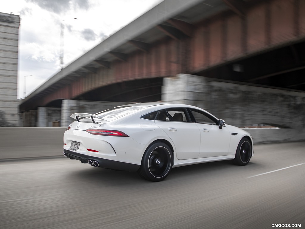 2019 Mercedes-AMG GT 53 4-Door Coupe (US-Spec) - Rear Three-Quarter