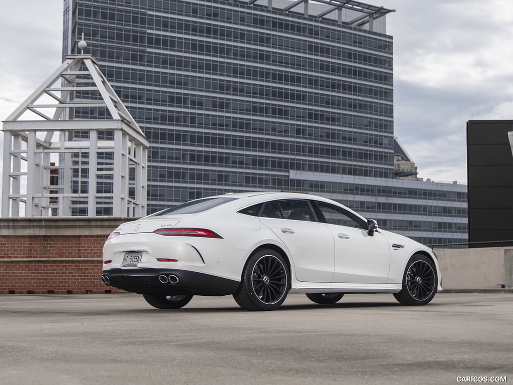 2019 Mercedes-AMG GT 53 4-Door Coupe (US-Spec) - Rear Three-Quarter