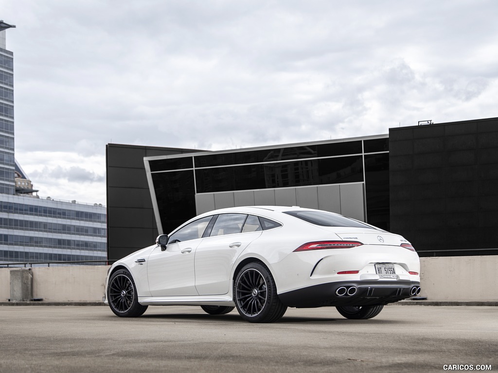 2019 Mercedes-AMG GT 53 4-Door Coupe (US-Spec) - Rear Three-Quarter