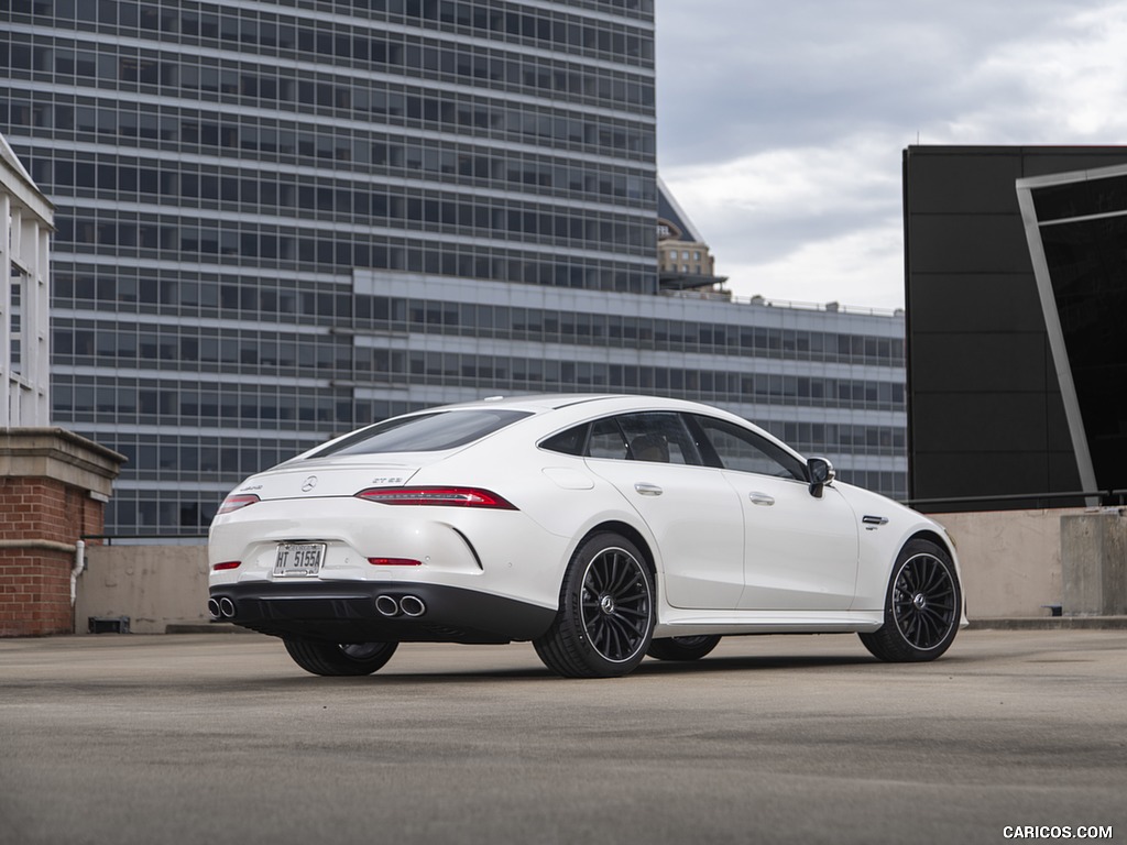 2019 Mercedes-AMG GT 53 4-Door Coupe (US-Spec) - Rear Three-Quarter