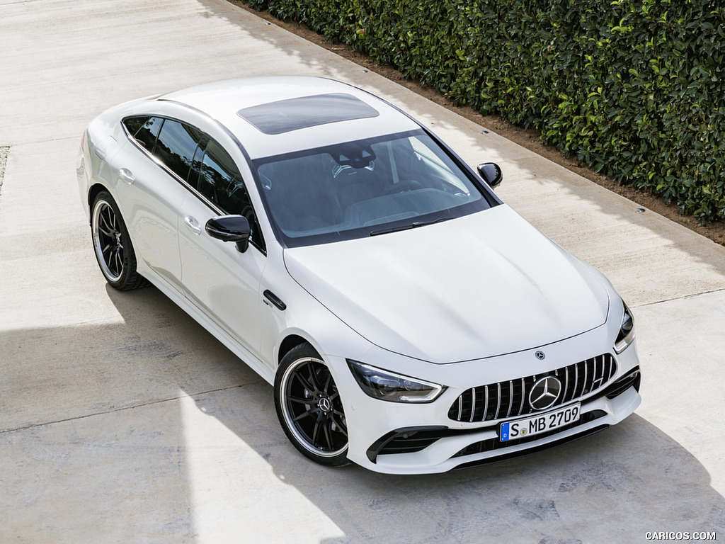 2019 Mercedes-AMG GT 53 4MATIC+ 4-Door Coupe (Color: Designo Diamond White Bright) - Top