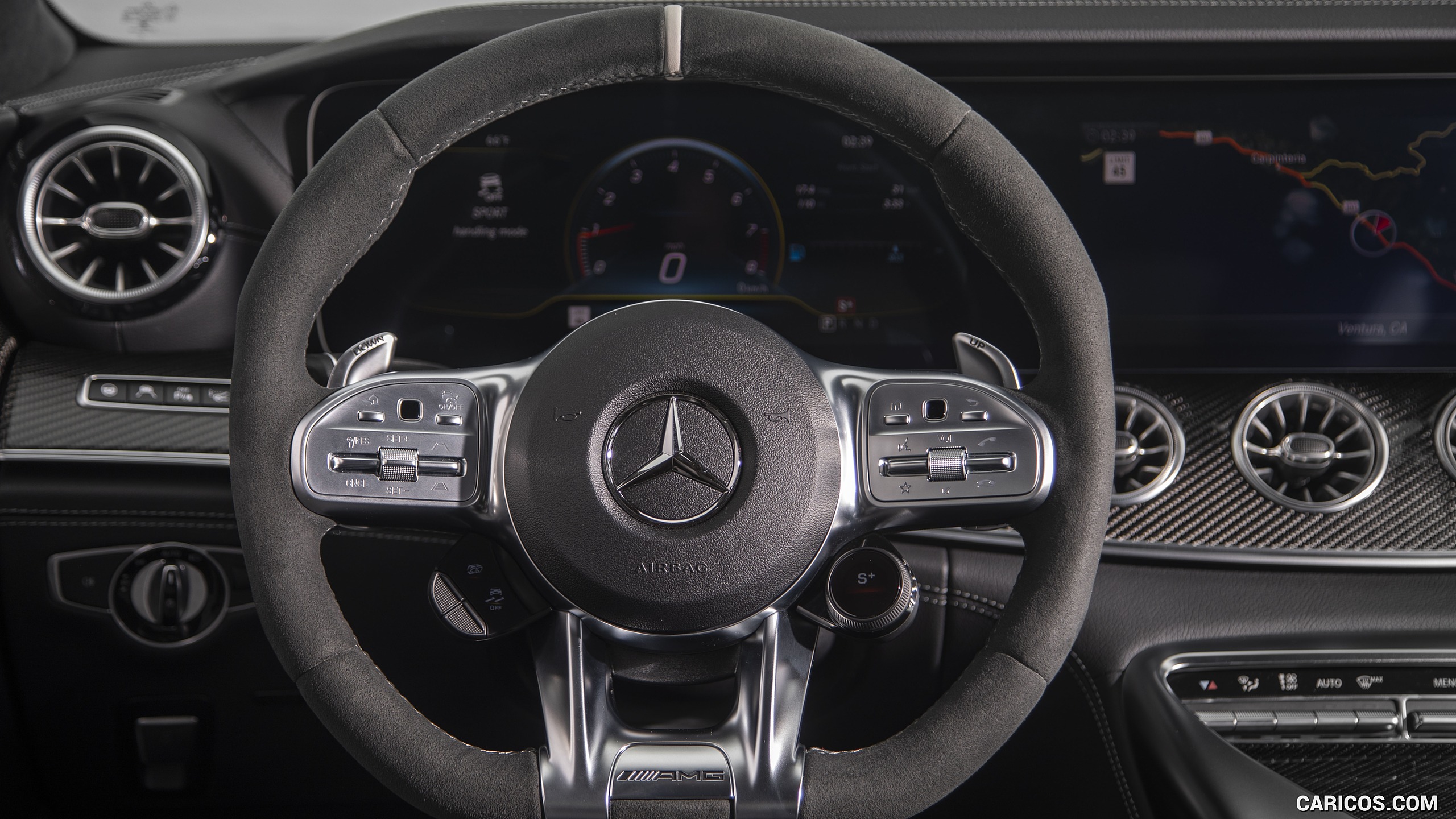 2019 Mercedes-AMG GT 63 S 4-Door Coupe (US-Spec) - Interior, Steering Wheel, #410 of 427