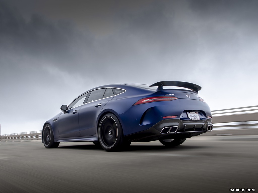 2019 Mercedes-AMG GT 63 S 4-Door Coupe (US-Spec) - Rear Three-Quarter