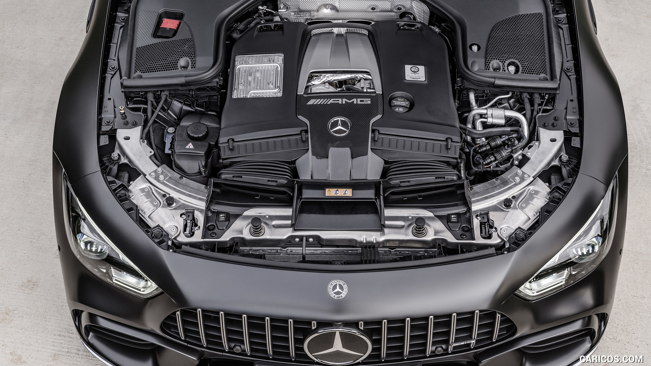 2019 Mercedes-AMG GT 63 S 4MATIC+ 4-Door Coupe (Color: Graphite Grey Magno) - Engine, #33 of 427