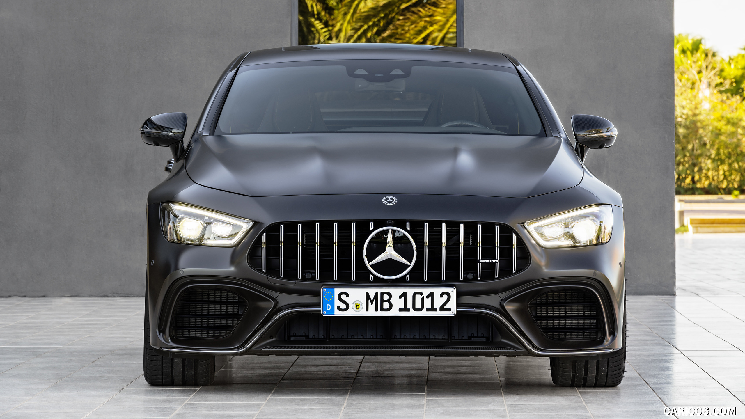 2019 Mercedes-AMG GT 63 S 4MATIC+ 4-Door Coupe (Color: Graphite Grey Magno) - Front, #18 of 427