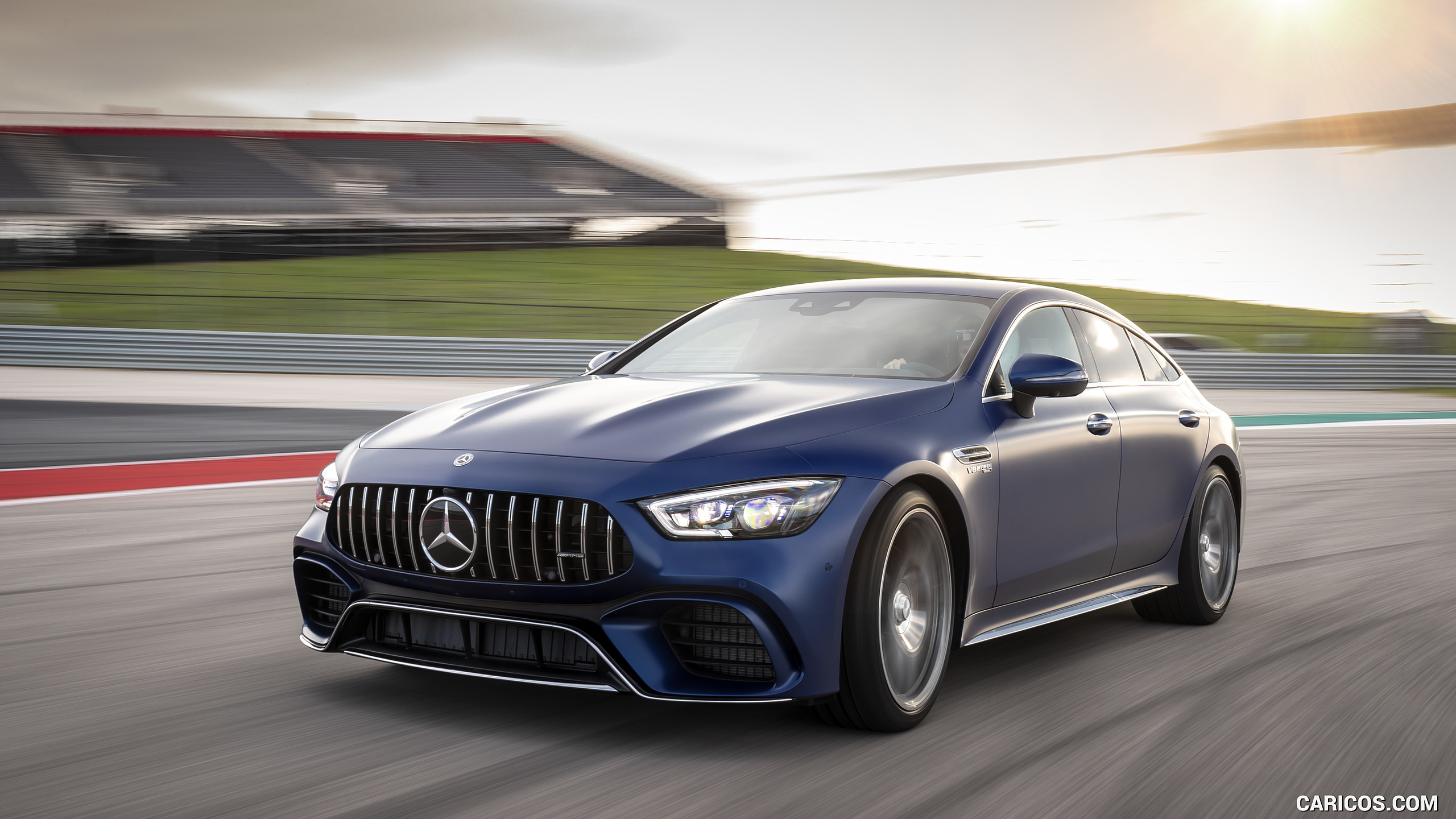 2019 Mercedes-AMG GT 63 S 4MATIC+ 4-Door Coupe - Front Three-Quarter, #98 of 427