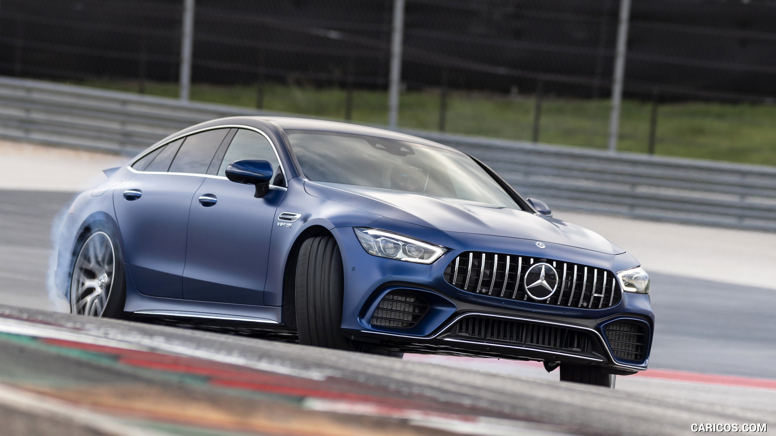 2019 Mercedes-AMG GT 63 S 4MATIC+ 4-Door Coupe - Front Three-Quarter, #105 of 427