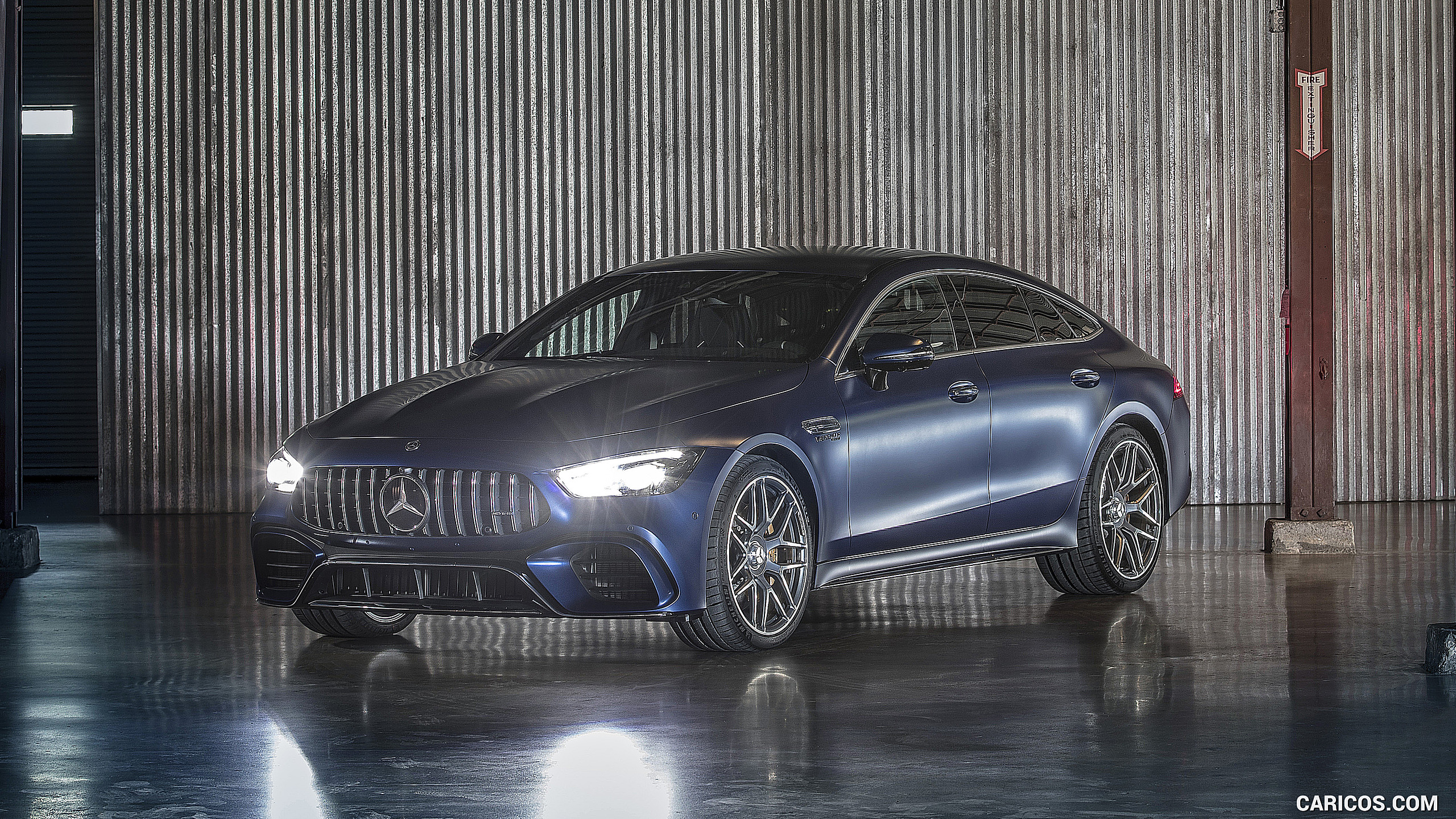 2019 Mercedes-AMG GT 63 S 4MATIC+ 4-Door Coupe - Front Three-Quarter, #136 of 427