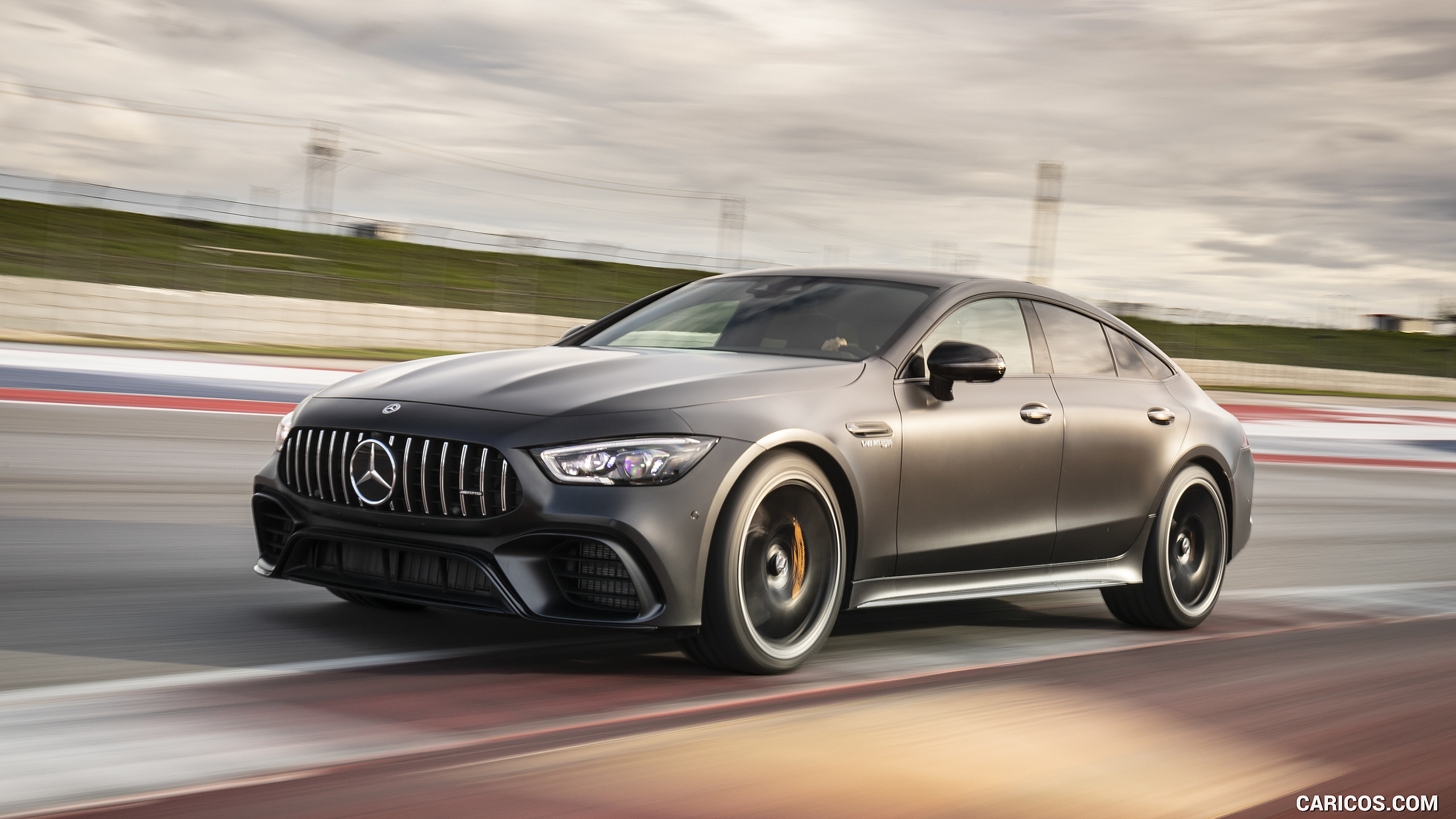 2019 Mercedes-AMG GT 63 S 4MATIC+ 4-Door Coupe - Front Three-Quarter, #173 of 427