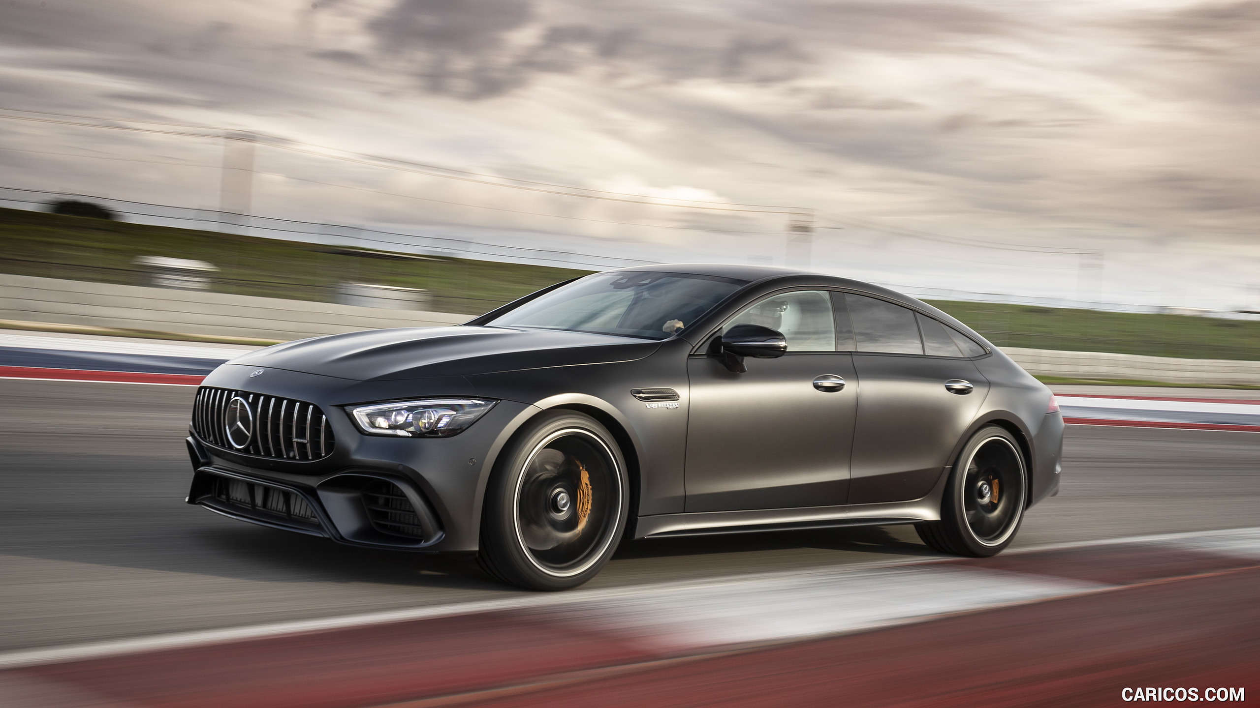 2019 Mercedes-AMG GT 63 S 4MATIC+ 4-Door Coupe - Front Three-Quarter, #176 of 427