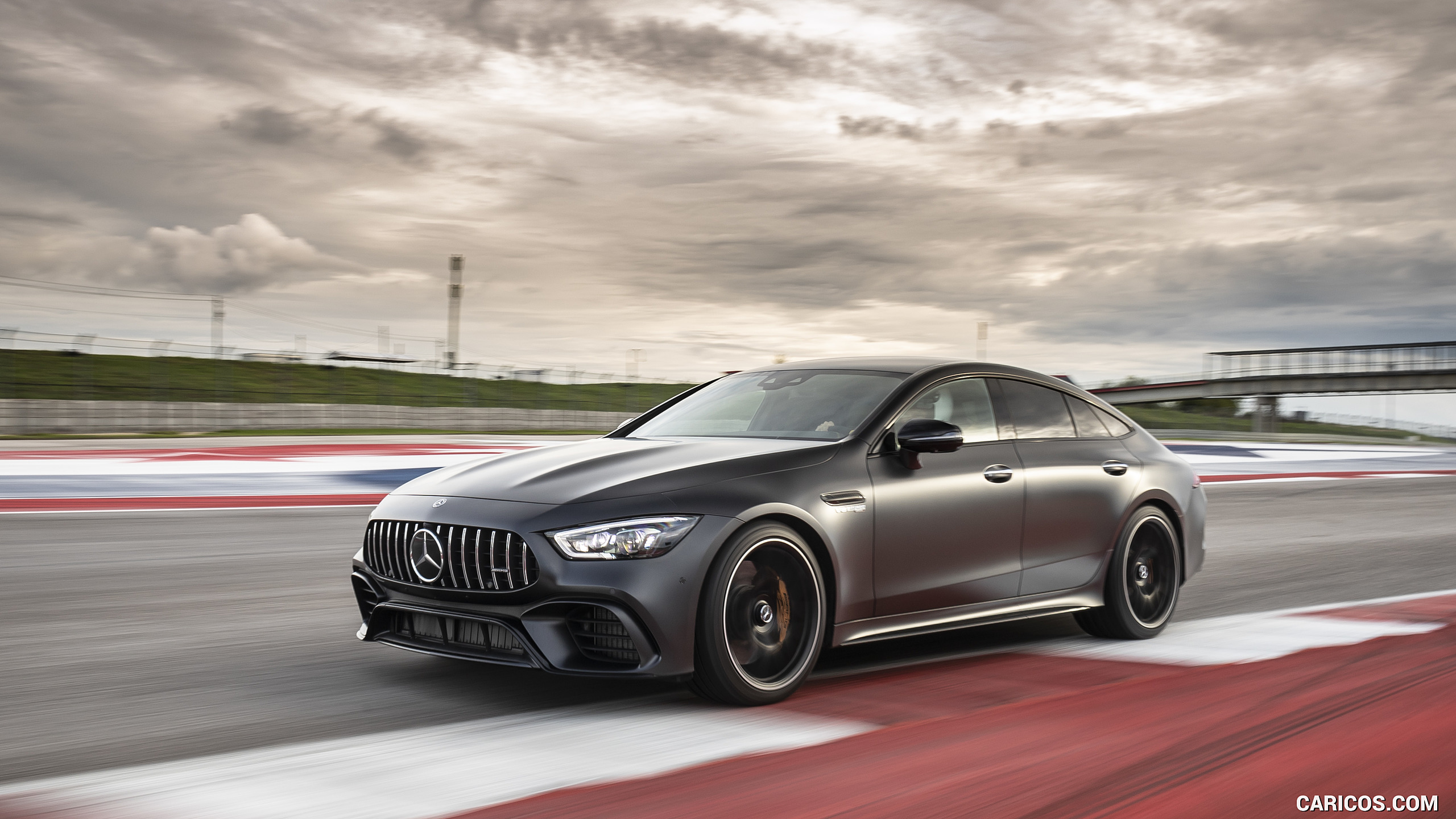 2019 Mercedes-AMG GT 63 S 4MATIC+ 4-Door Coupe - Front Three-Quarter, #178 of 427