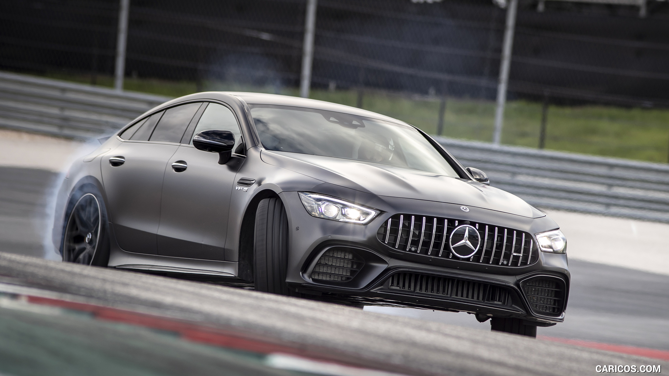 2019 Mercedes-AMG GT 63 S 4MATIC+ 4-Door Coupe - Front Three-Quarter, #183 of 427
