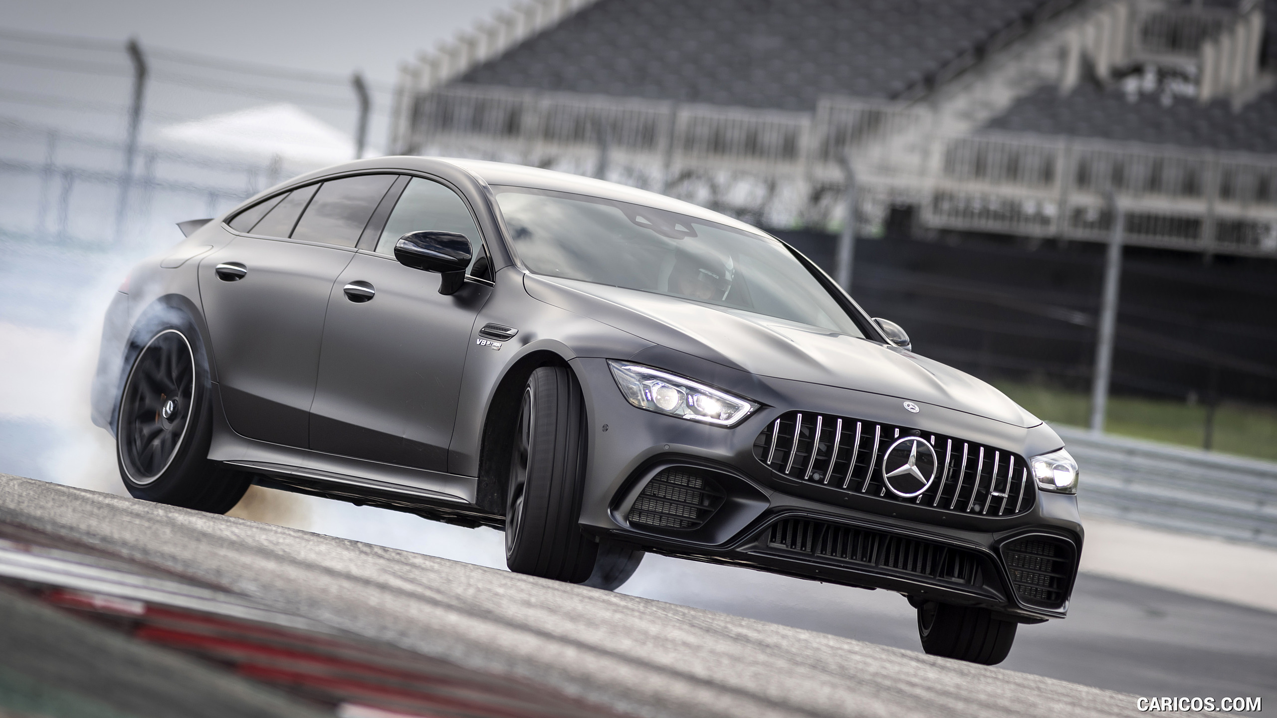 2019 Mercedes-AMG GT 63 S 4MATIC+ 4-Door Coupe - Front Three-Quarter, #184 of 427