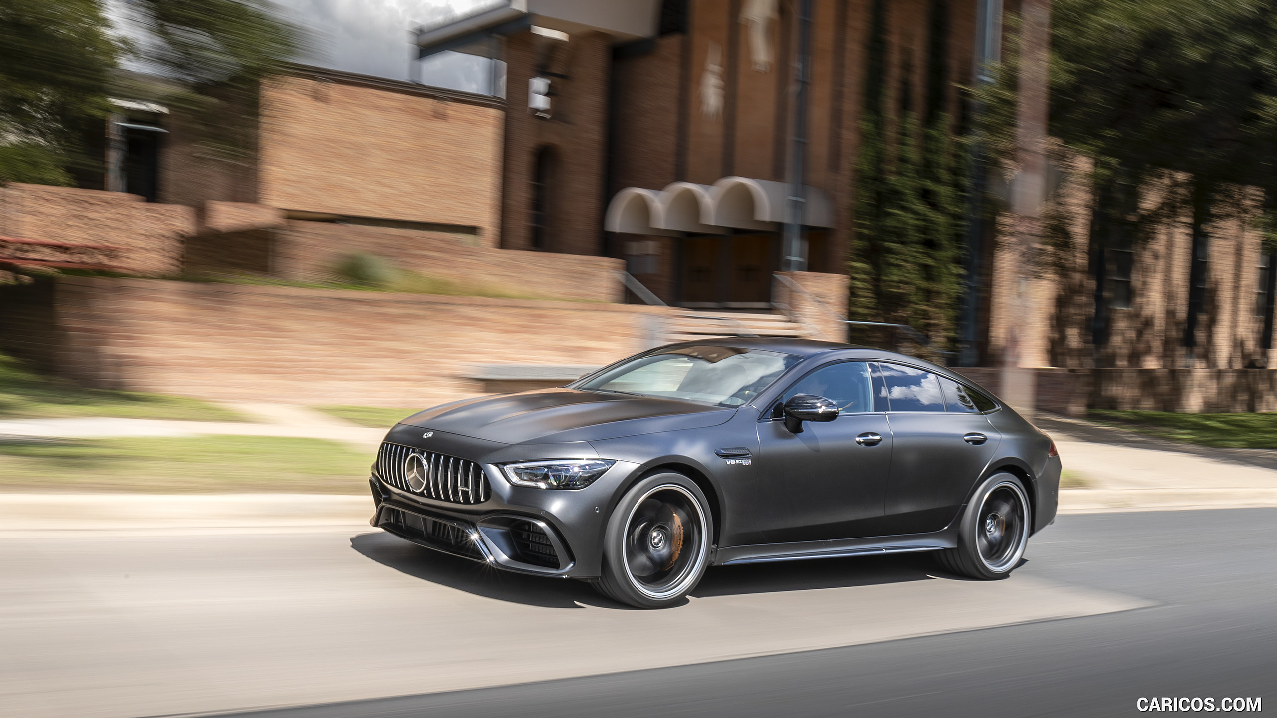 2019 Mercedes-AMG GT 63 S 4MATIC+ 4-Door Coupe - Front Three-Quarter, #203 of 427