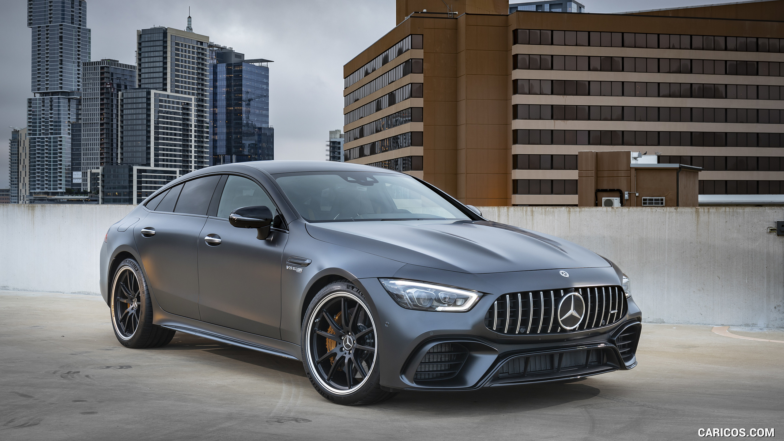 2019 Mercedes-AMG GT 63 S 4MATIC+ 4-Door Coupe - Front Three-Quarter, #206 of 427
