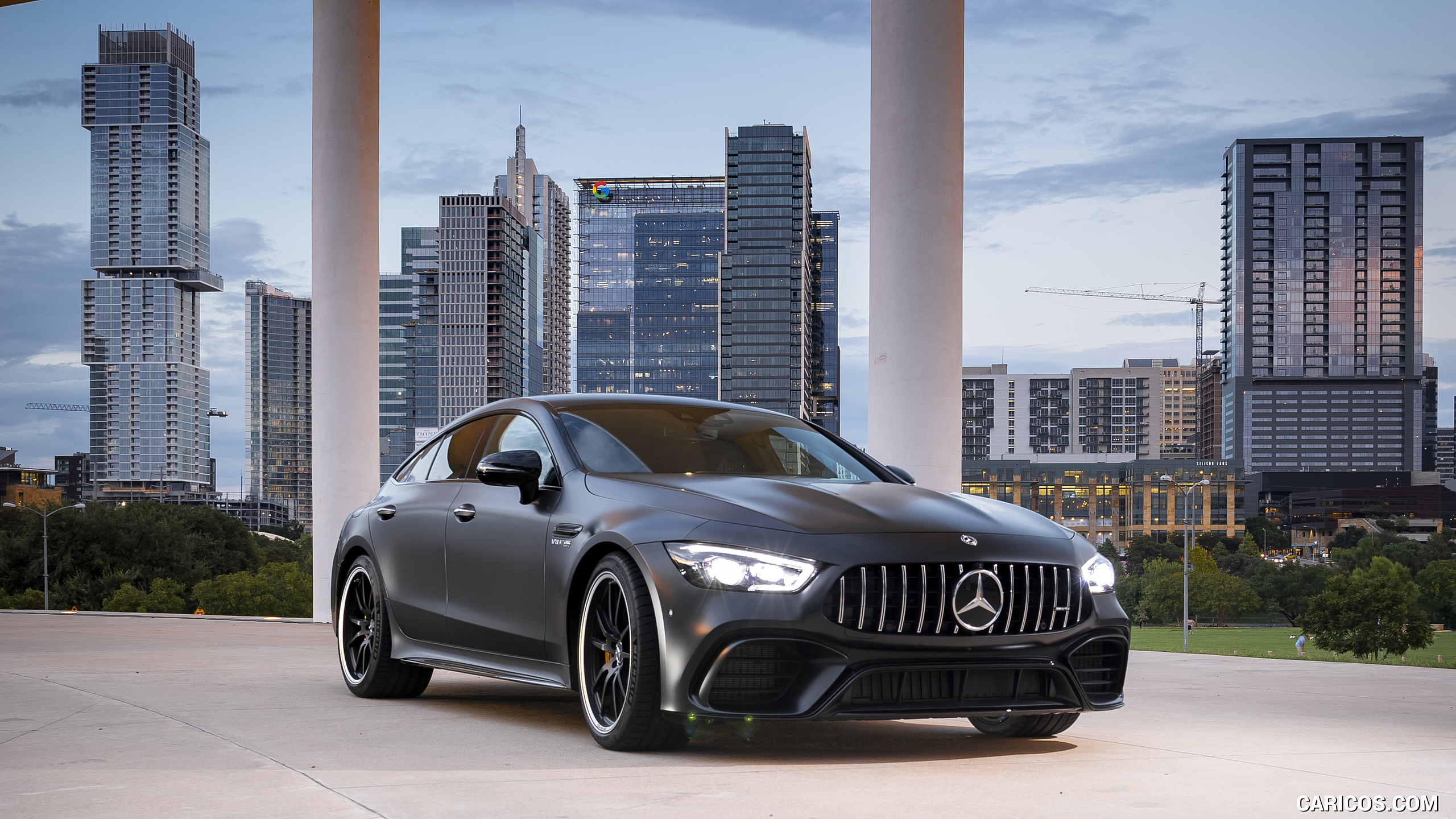 2019 Mercedes-AMG GT 63 S 4MATIC+ 4-Door Coupe - Front Three-Quarter, #212 of 427