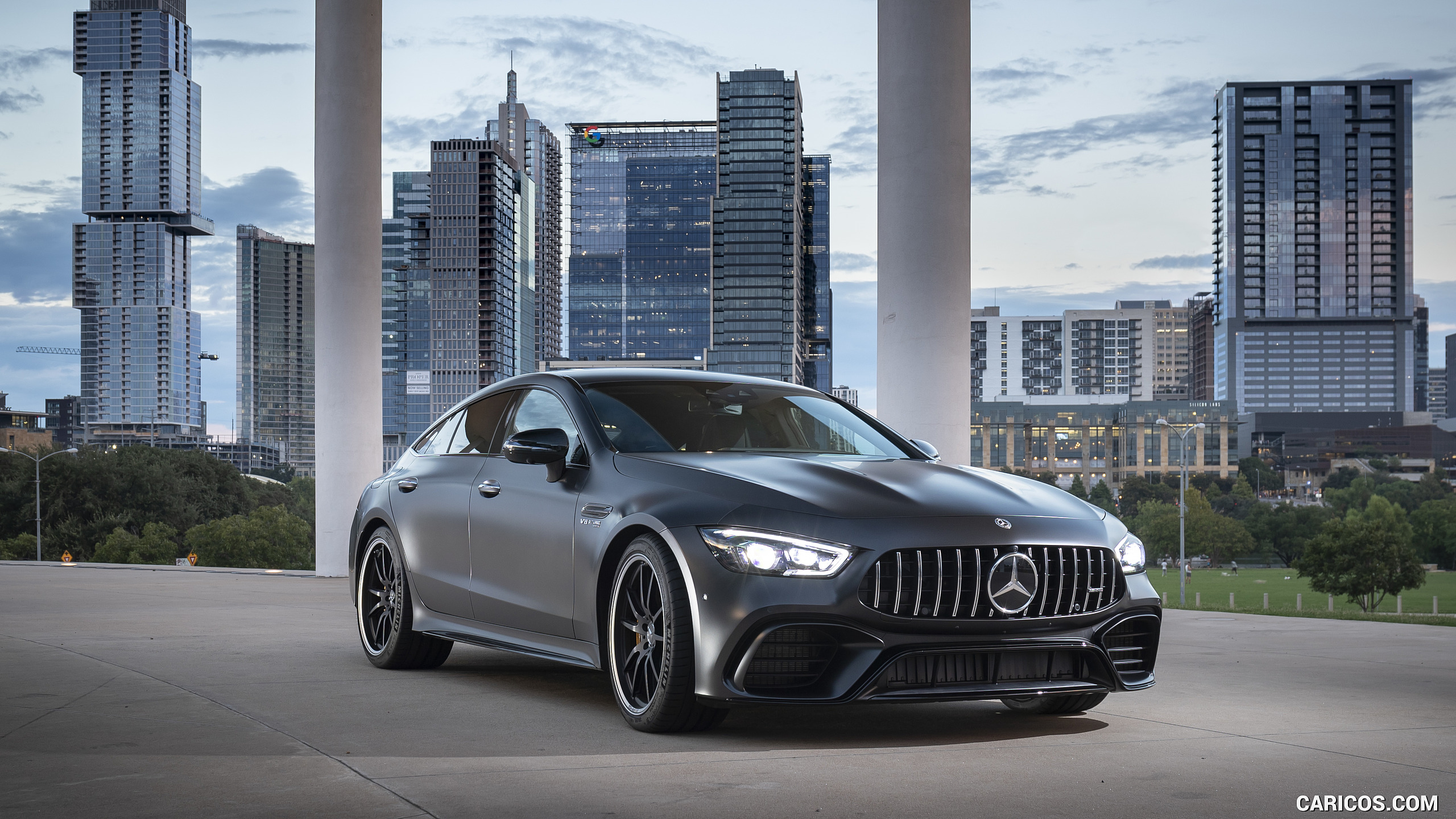 2019 Mercedes-AMG GT 63 S 4MATIC+ 4-Door Coupe - Front Three-Quarter, #213 of 427