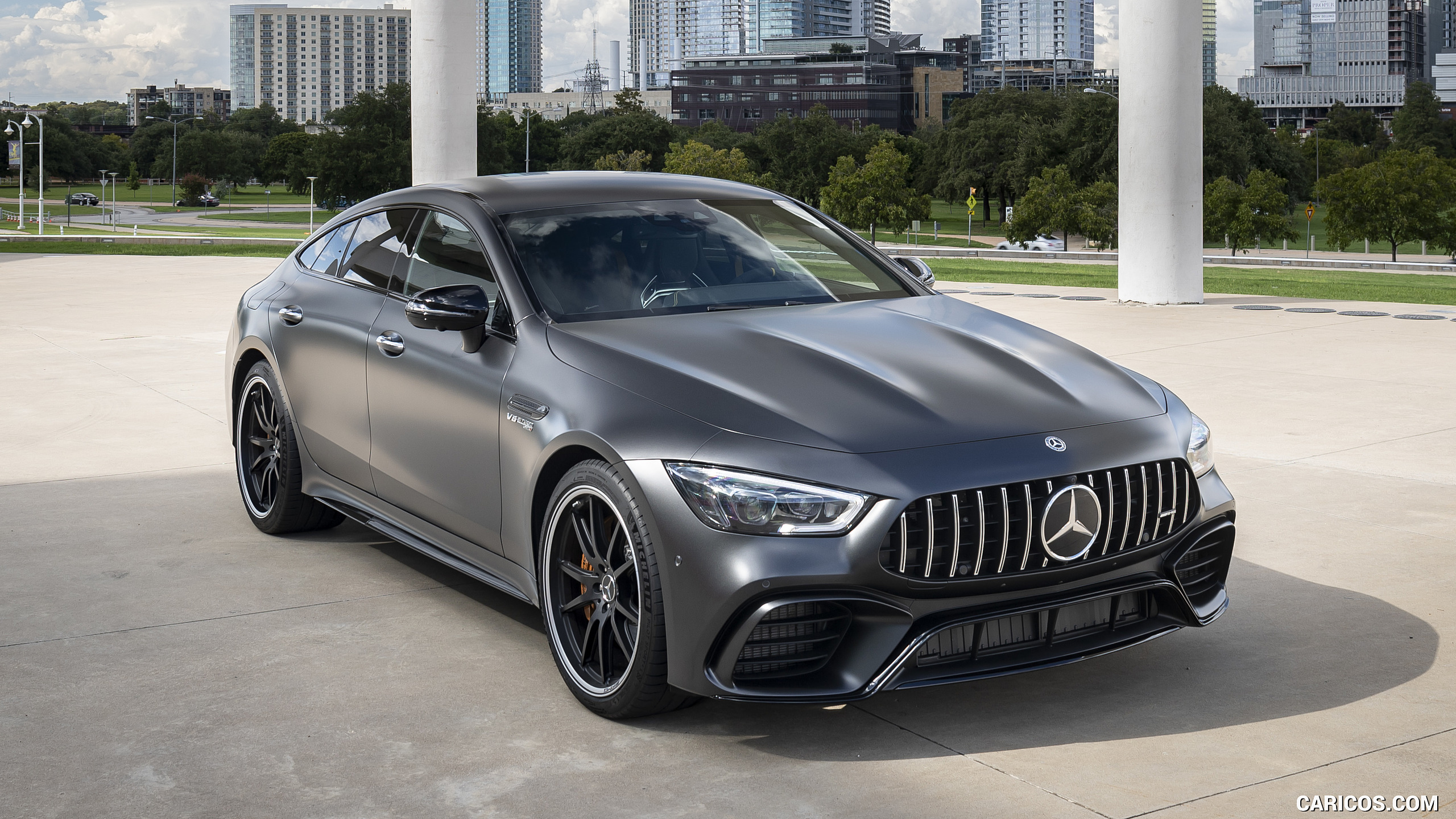 2019 Mercedes-AMG GT 63 S 4MATIC+ 4-Door Coupe - Front Three-Quarter, #214 of 427