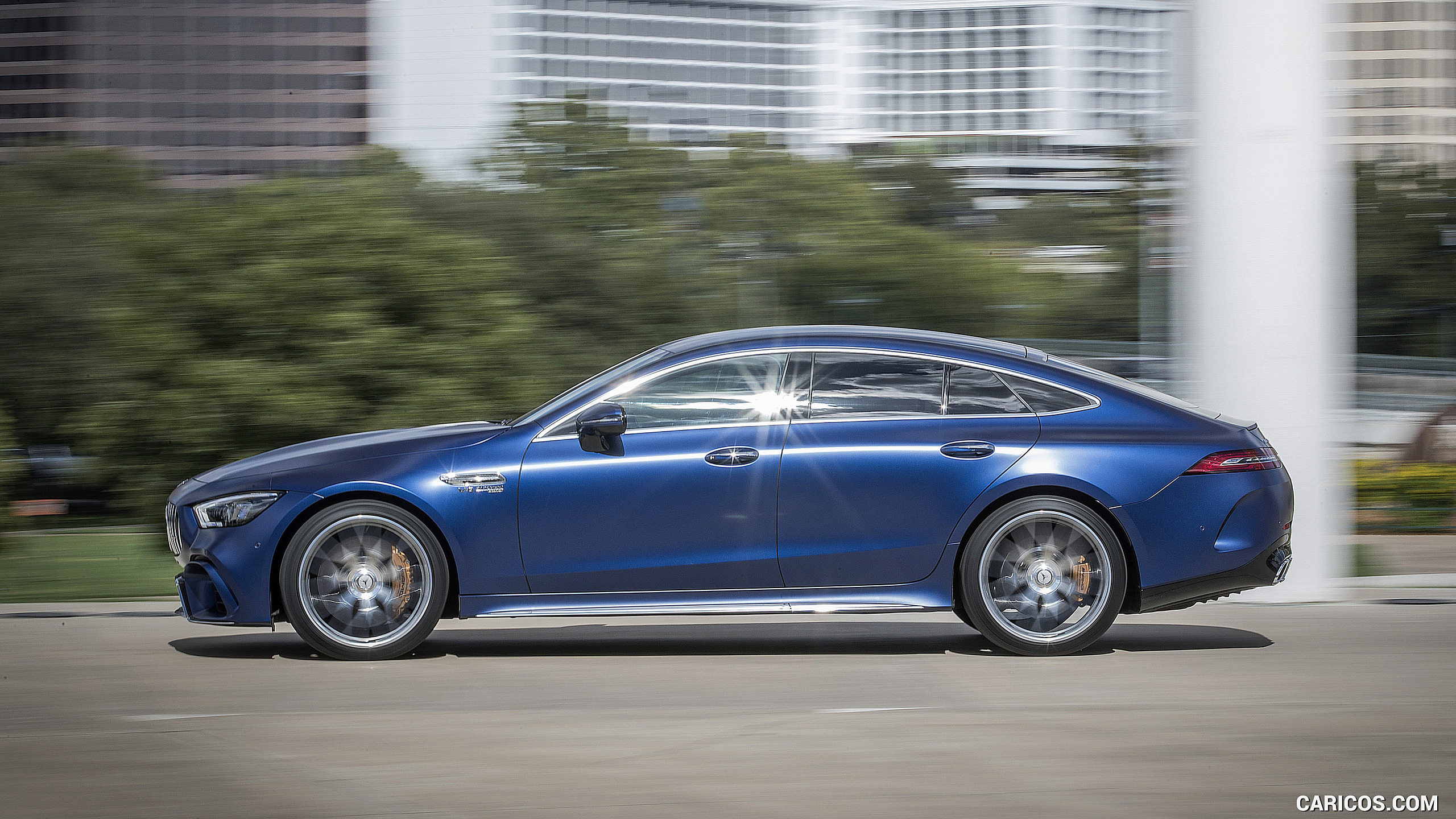 2019 Mercedes-AMG GT 63 S 4MATIC+ 4-Door Coupe - Side, #117 of 427
