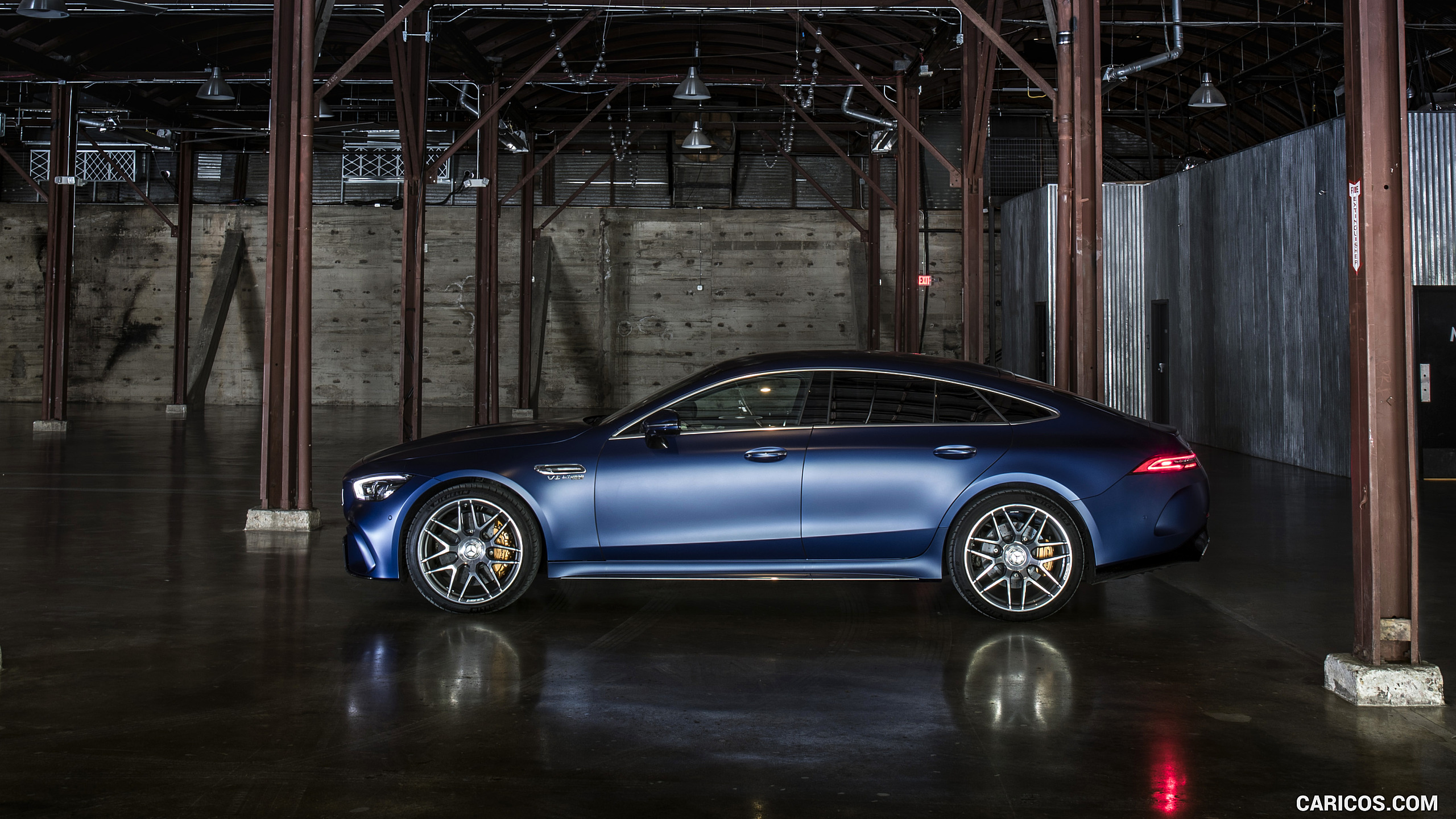2019 Mercedes-AMG GT 63 S 4MATIC+ 4-Door Coupe - Side, #143 of 427