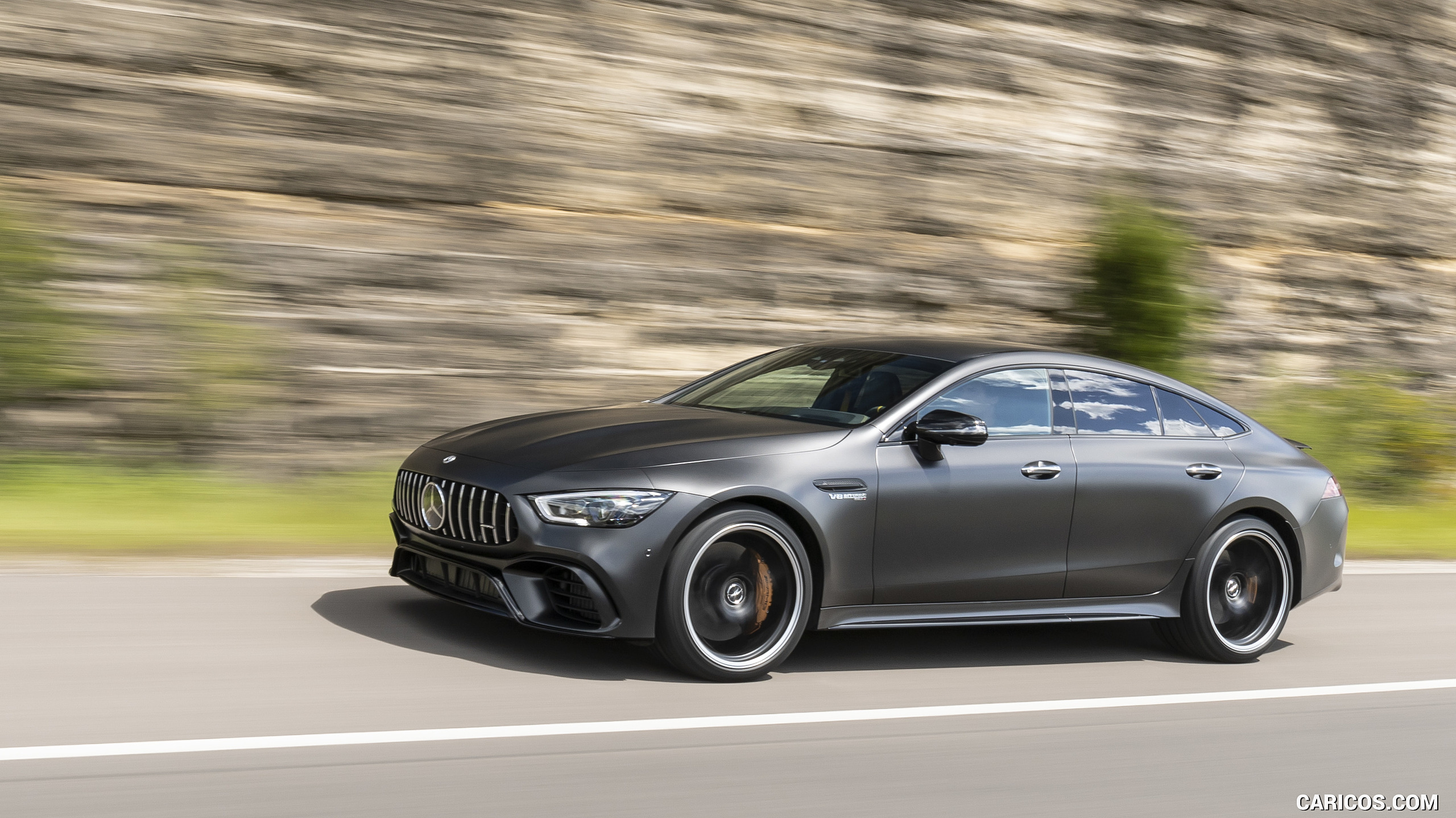 2019 Mercedes-AMG GT 63 S 4MATIC+ 4-Door Coupe - Side, #193 of 427