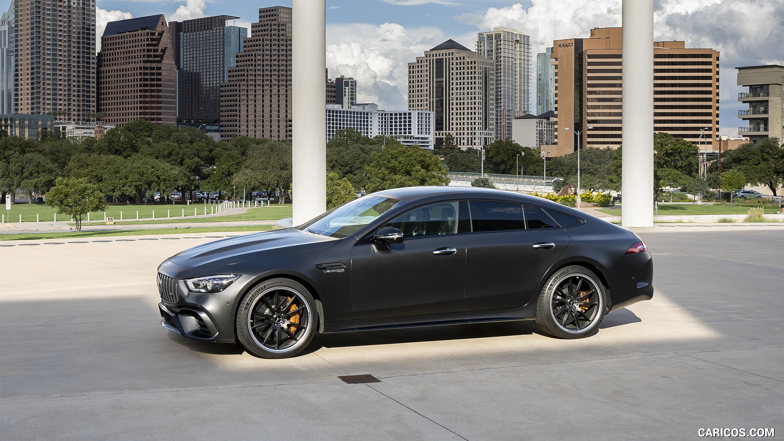 2019 Mercedes-AMG GT 63 S 4MATIC+ 4-Door Coupe - Side, #216 of 427
