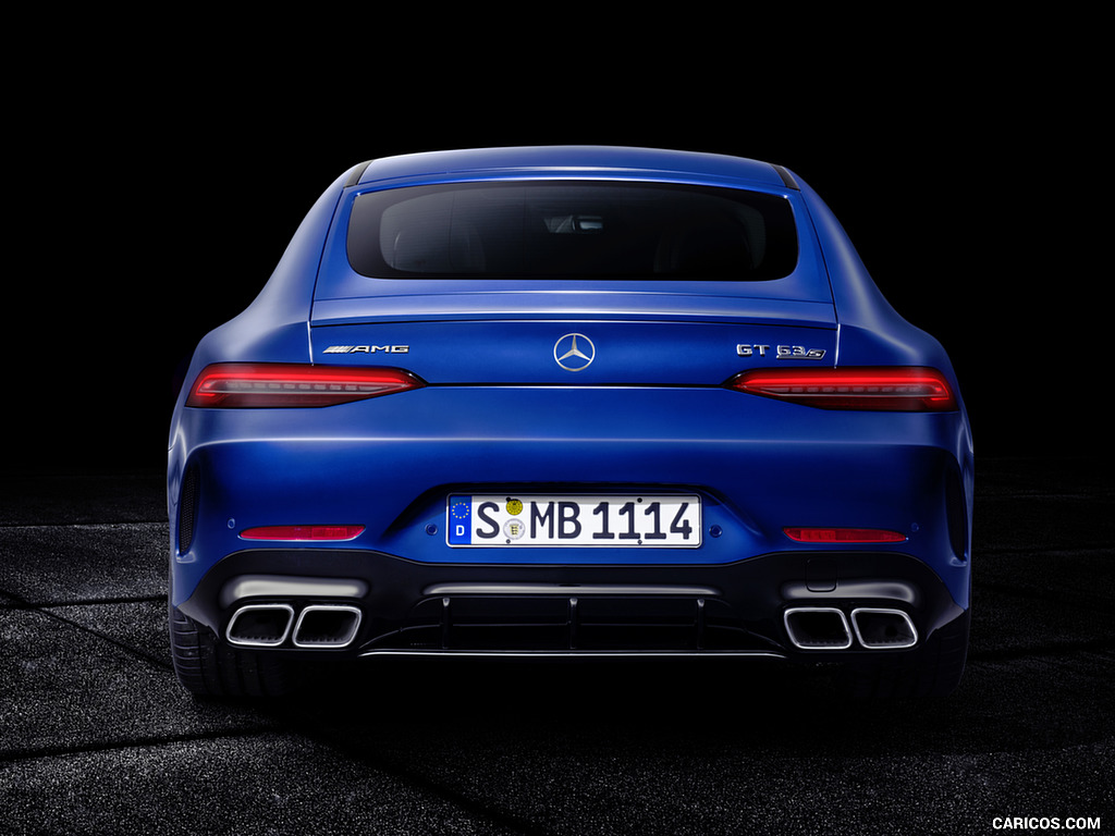 2019 Mercedes-AMG GT 63 S 4MATIC+ 4-Door Coupe (Color: Brilliant Blue Magno) - Rear