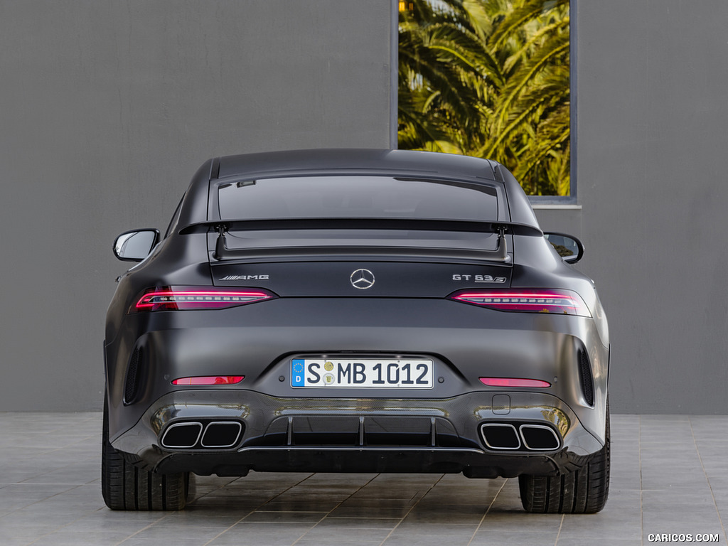 2019 Mercedes-AMG GT 63 S 4MATIC+ 4-Door Coupe (Color: Graphite Grey Magno) - Rear