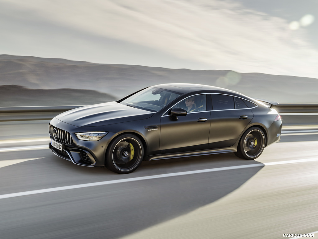 2019 Mercedes-AMG GT 63 S 4MATIC+ 4-Door Coupe (Color: Graphite Grey Magno) - Side