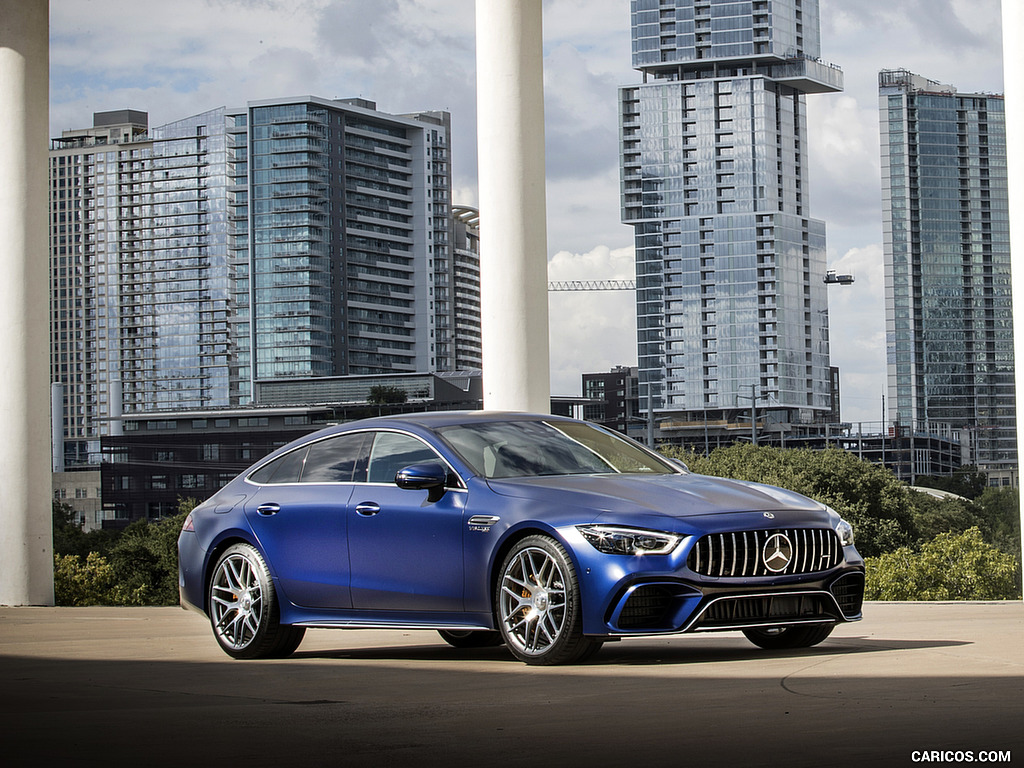 2019 Mercedes-AMG GT 63 S 4MATIC+ 4-Door Coupe - Front Three-Quarter